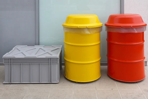 Hazardous Waste Disposal Barrels