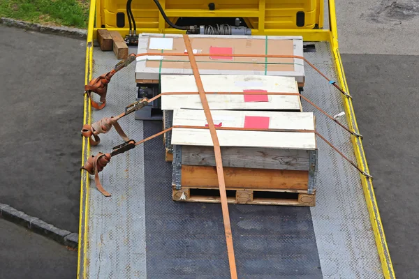 Shipping Crates at Flatbed