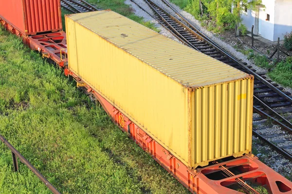 Container at Train