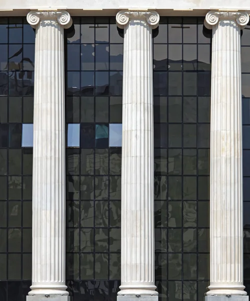 White Marble Ionic Columns