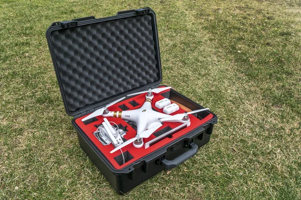 Drone in waterpoof case