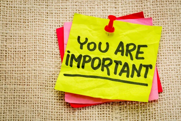 You are important reminder note