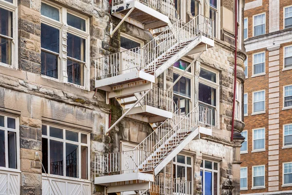 Fire stairs in old building