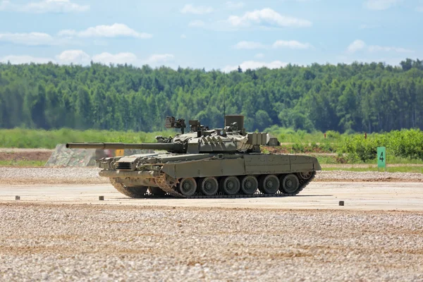 Russian tank in show