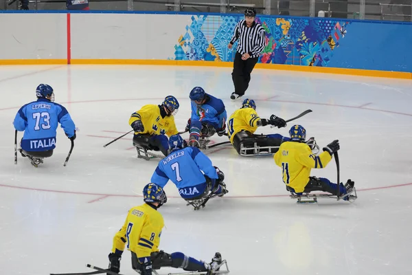 Paralympic winter games in ice Arena Shayba