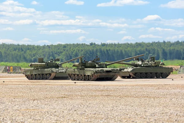 Tanks in show of military equipment