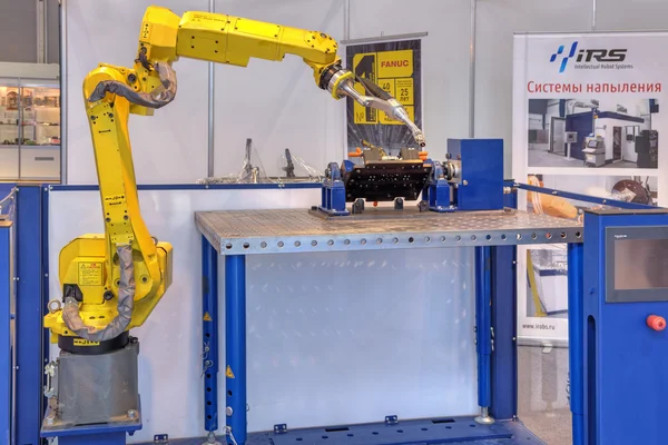 Robotic system for welding and spraying