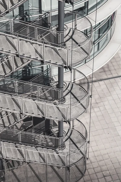Emergency staircase in a building in Spain
