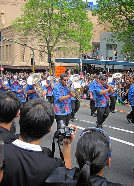 Polynesian brass marching band RWC 2011