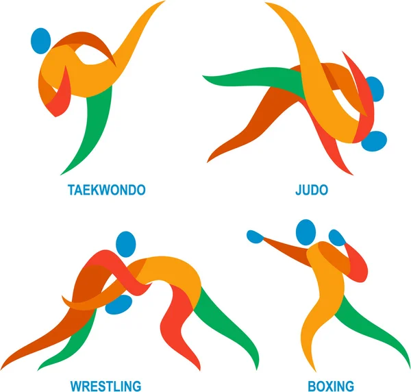 Judo Taekwondo Boxing Wrestiling Icon