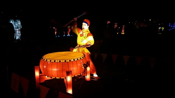 Drummer Handmade Chinese Lantern