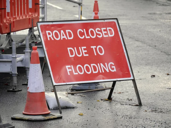 Road close sign