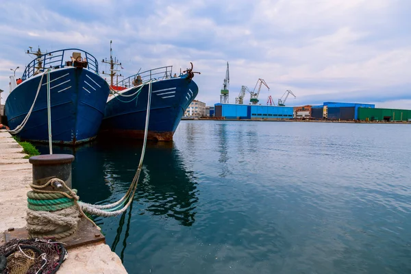 Fishing ships in the port of Pula