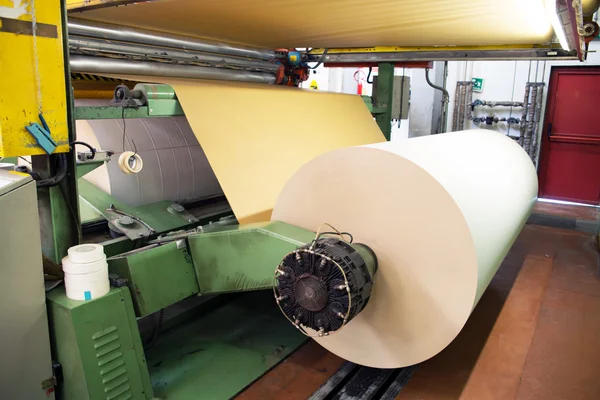 Factory to produce corrugated cardboard