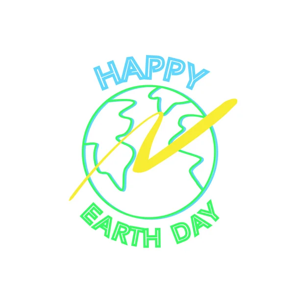 Earth Day April Holiday Globe Concept