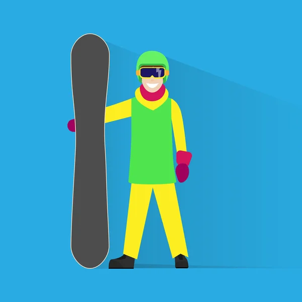 Snowboarder, man snowboarding
