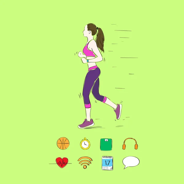 Sport woman jogging