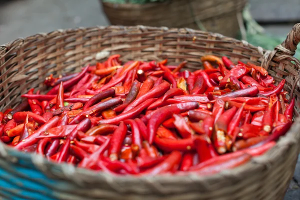 Red chilly spicy peppers