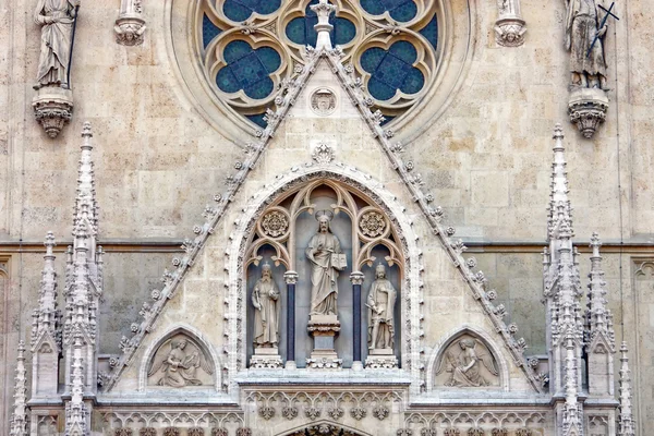 Detail of the Cathedral in Zagreb, Croatia