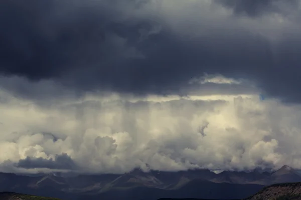 Summer rain in the mountains