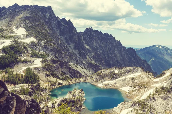 Beautiful Alpine lakes wilderness area