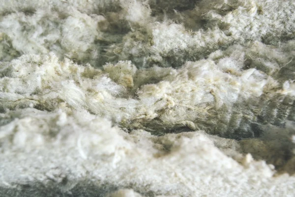 Glass wool batt macro detail, thermal insulating material