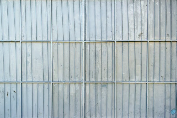 Aluminum metal platted garage wall