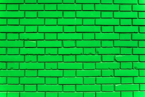 Green brick wall texture