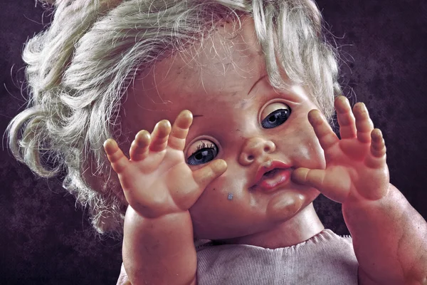 Vintage doll face