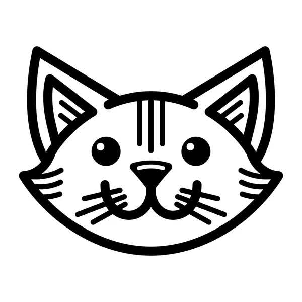 Cat Face vector cartoon