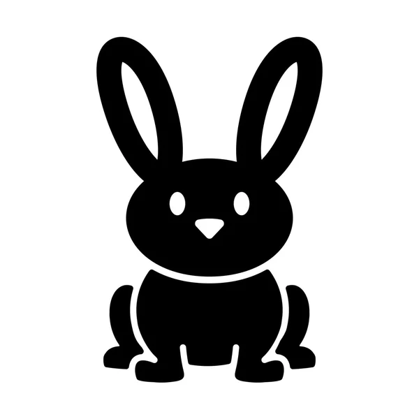 Bunny Rabbit Cartoon Vector Icon