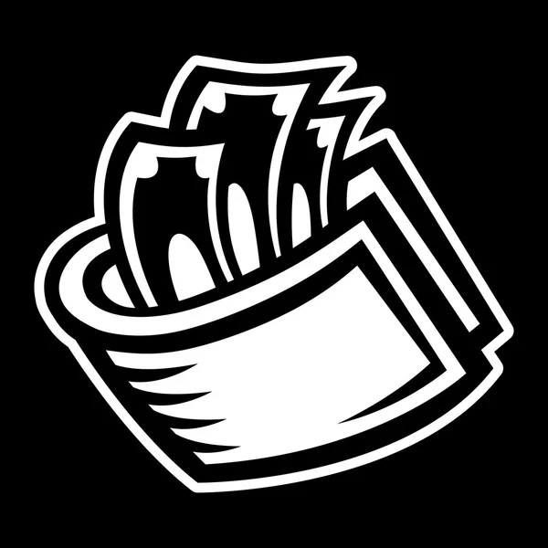 Wallet Cash Money vector icon