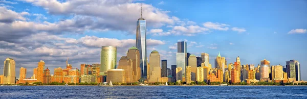 Lower Manhattan skyline panorama