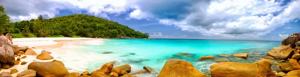 Seychelles beach panorama