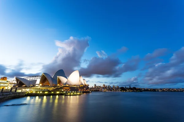 The scenery of sydney opera house