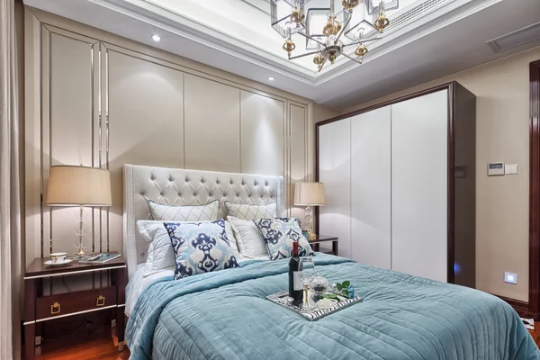 Modern  bedroom luxury decoration interior