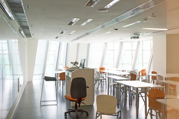 Modern classroom interior and furniture