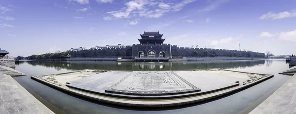 Sky and ancient city gate of Сhina