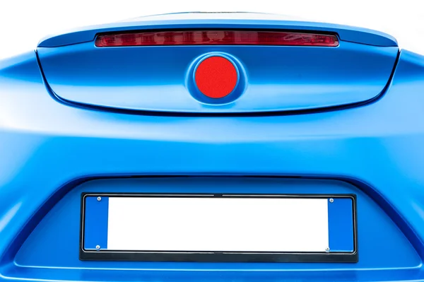 Blue back car