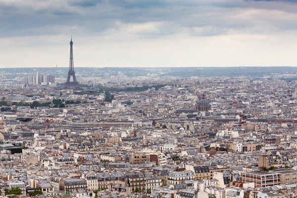 Wide angle view of Paris, France