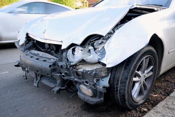 Car after road accident