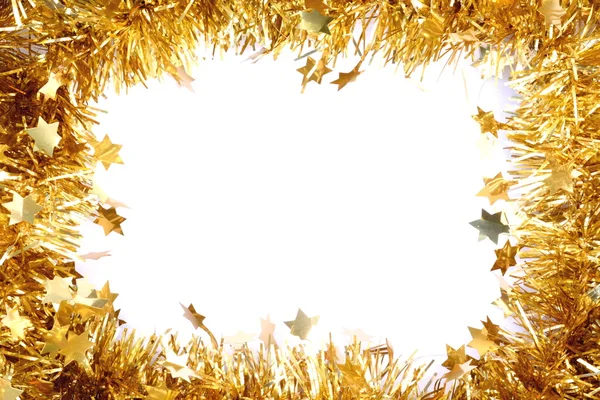 Golden glitter frame