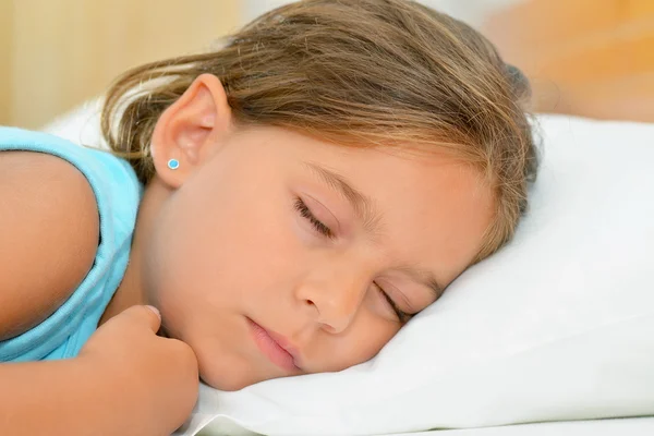 Sweet dreams, adorable toddler girl sleeping