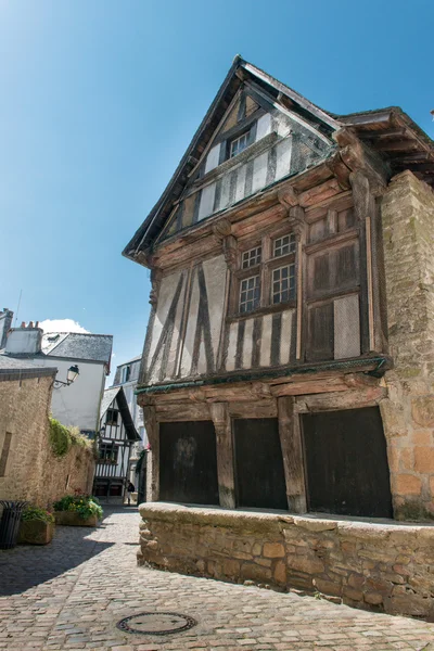 Medieval houses in a French town