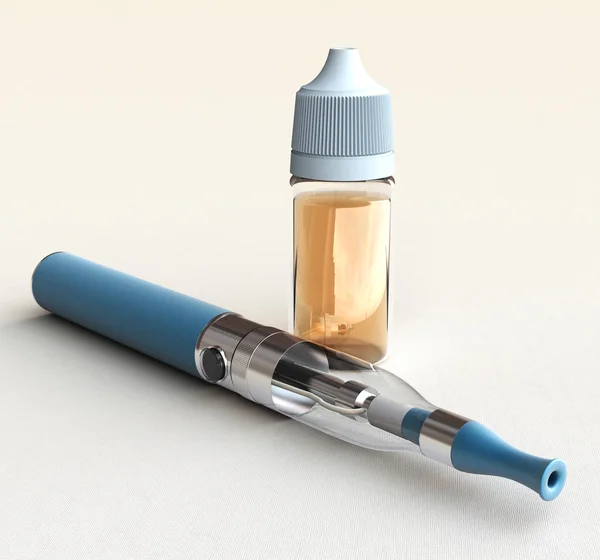 E-cig with liquid