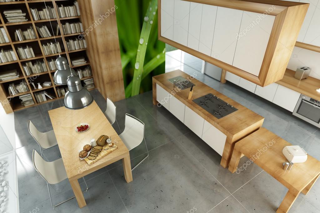 Moderne open keuken — stockfoto © franckito #99917116