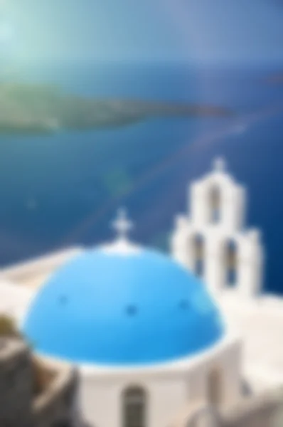 Blurred Background Santorini