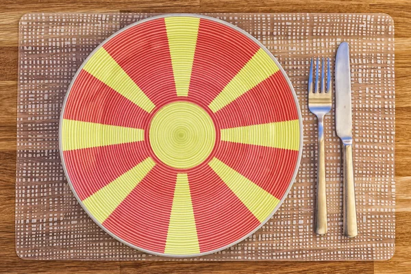 Dinner plate for Macedonia