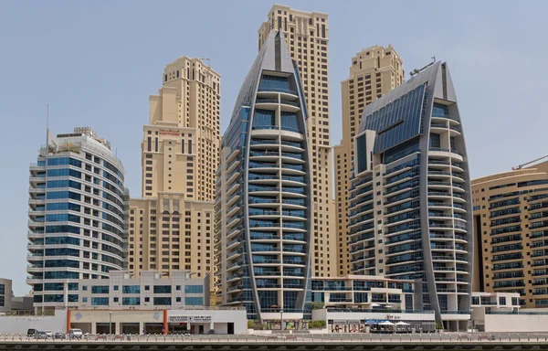 DUBAI, UAE - MAY 11, 2016: hotels in Dubai Marina