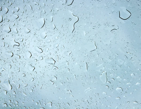 Rain drops texture on transparent surface